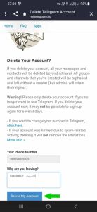 delete account telegram5